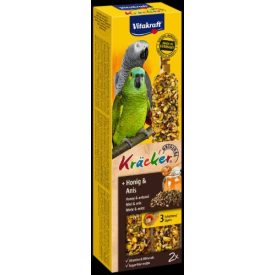   Vitakraft Kracker Dupla Rúd (méz,ánizs) – kiegészítő eleség arapapagáj részére (180g)
