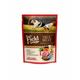   Sam's Field True Meat marha, borjú, répa és vörösáfonya alutasakos eledel 260g