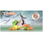 PLATINUM MENU Turkey + Salmon-nedves kutyatáp felnőtt kutyának pulyka és lazac 375g