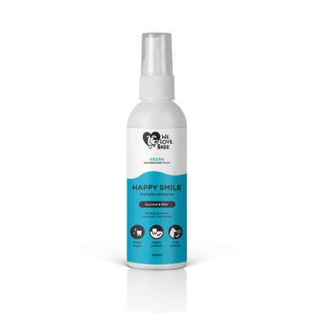 We Love Bark Happy Smile Kutya prebiotikus szájspray fogkő és szájszag ellen 100ml
