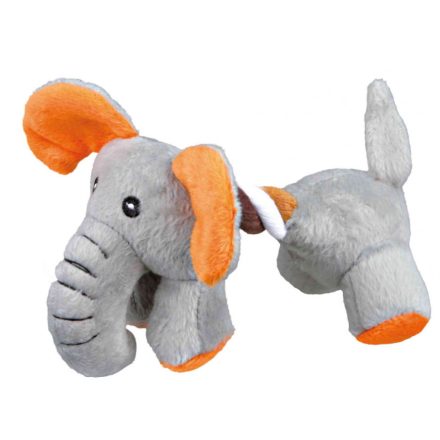 Trixie 3582 Animal with Rope - plüss játék (kutya/elefánt) kutyák részére (17cm)