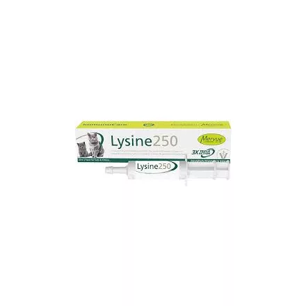 Mervue Lysine 250 paszta macskáknak adagolófecskendőben 30ml