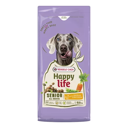 Versele- Laga Happy Life Light Senior Csirke kutyának 12,5kg (431207)