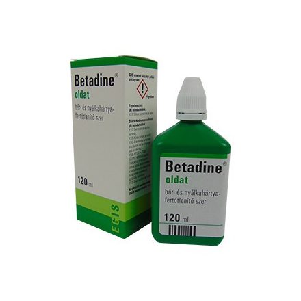 Betadine fertőtlenítő oldat 120ml