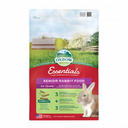 Oxbow Essentials Senior Rabbit teljes értékű eledel idős (5+) nyulak részére 1,81 kg