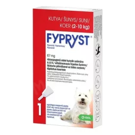   Fypryst spot on 0,67ml  2-10kg között kutyák részére 1db  