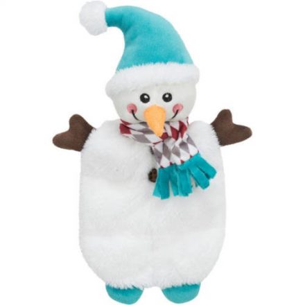 Trixie 92570 Xmas Snowman Toy - plüss játék hóember kutyák részére 31cm