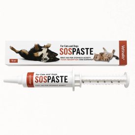   Vetinalis+ SOSpasta gyomorsav semlegesítő és bélflóra helyreállító paszta kutyáknak és macskáknak 15ml
