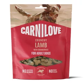   Carnilove Dog Crunchy Snack Bárányhús Vörösáfonyával- jutalomfalat kutyák részére 200g