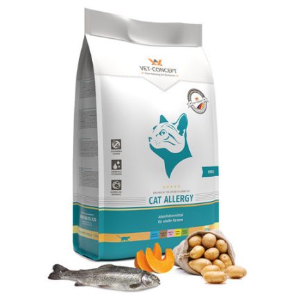 Vet-Concept Cat Allergy Pisztráng száraz macskatáp 1,5kg