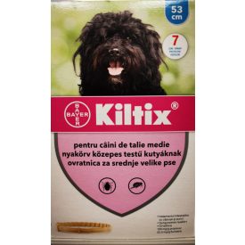   Kiltix kullancs- és bolhairtó nyakörv közepes kutyák részére 53 cm