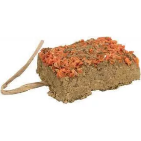   Trixie 60146 Clay Stone with carrot - Fogkoptatókő répával rágcsálók részére 100g