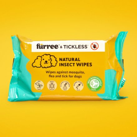 Fürree & Tickless természetes rovarriasztó kendő 20db
