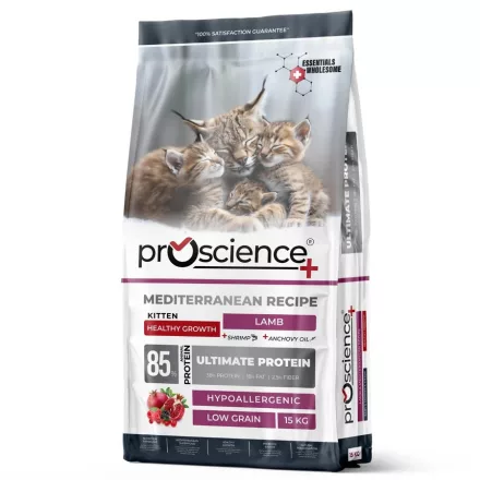 ProScience Kitten Lamb hipoallergén bárányos száraztáp kölyök macskának 15kg