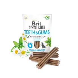   Brit Dental Stick Teeth & Gums with Chamomile & Sage jutalomfalat kutyáknak 251g