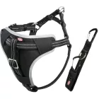 Trixie 12857 Car Harness Comfort - biztonsági hám autóba -fekete - (L) kutyák részére (65-80cm/23mm))