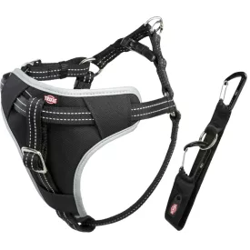   Trixie 12857 Car Harness Comfort - biztonsági hám autóba -fekete - (L) kutyák részére (65-80cm/23mm))