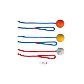 Trixie 3304 gumilabda kötélen 5 cm/1 m, többszínű