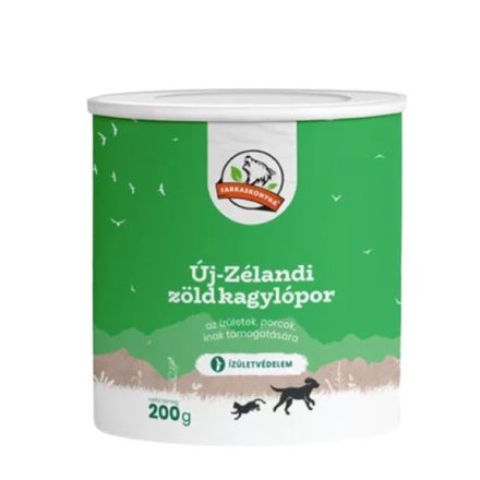 Farkaskonyha Új-Zélandi Zöldkagylópor ízület támogató kutyának 200g 